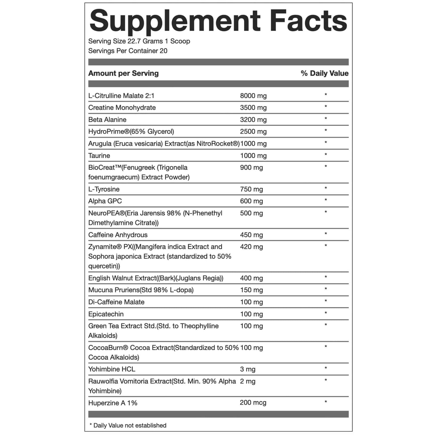 Cannibal Ferox AMPeD Pre-Workout by Chaos and Pain - the-fit-body-nutrition