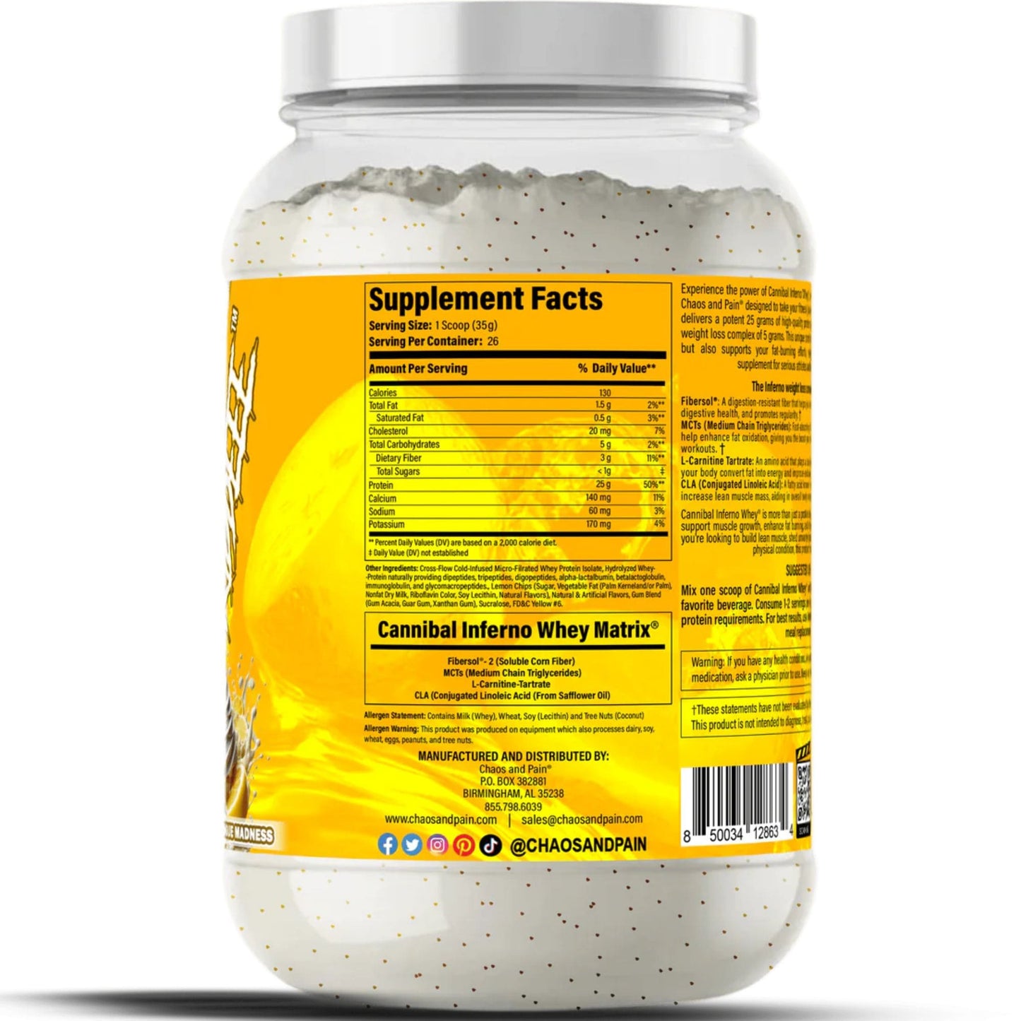Cannibal Inferno Whey by Chaos and Pain - the-fit-body-nutrition