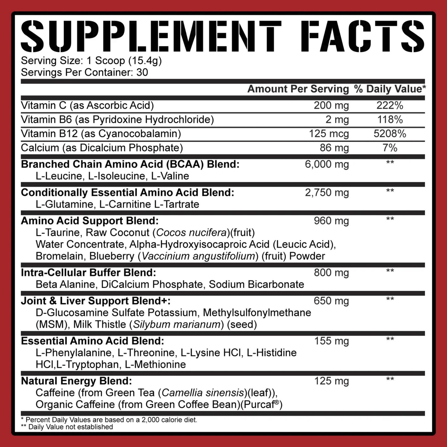 All Day You May Caffeinated BCAA Recovery Drink - the-fit-body-nutrition