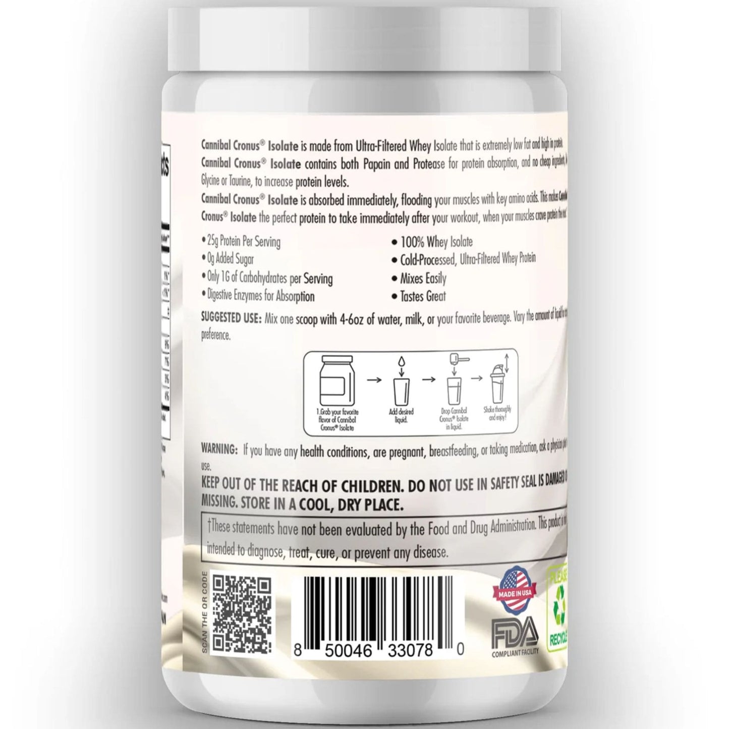 Cannibal Cronus Whey Protein Isolate by Chaos and Pain - the-fit-body-nutrition