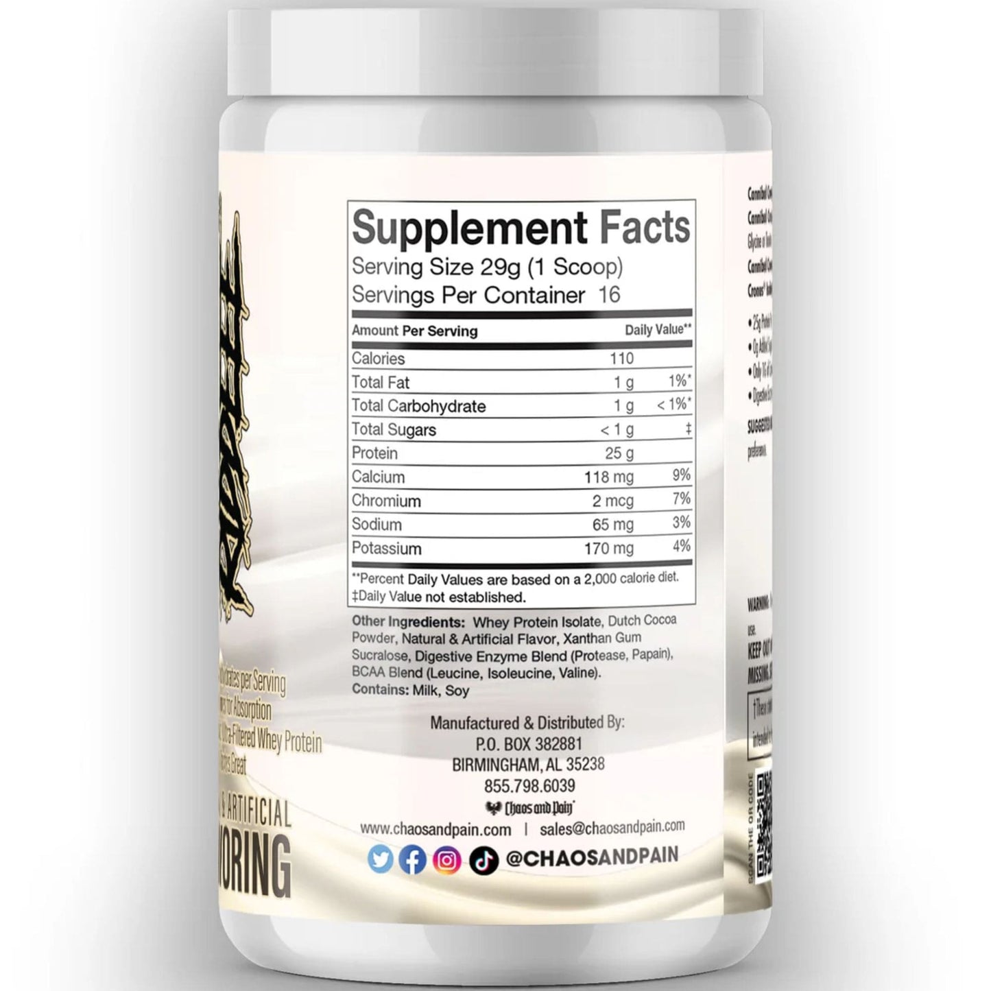 Cannibal Cronus Whey Protein Isolate by Chaos and Pain - the-fit-body-nutrition