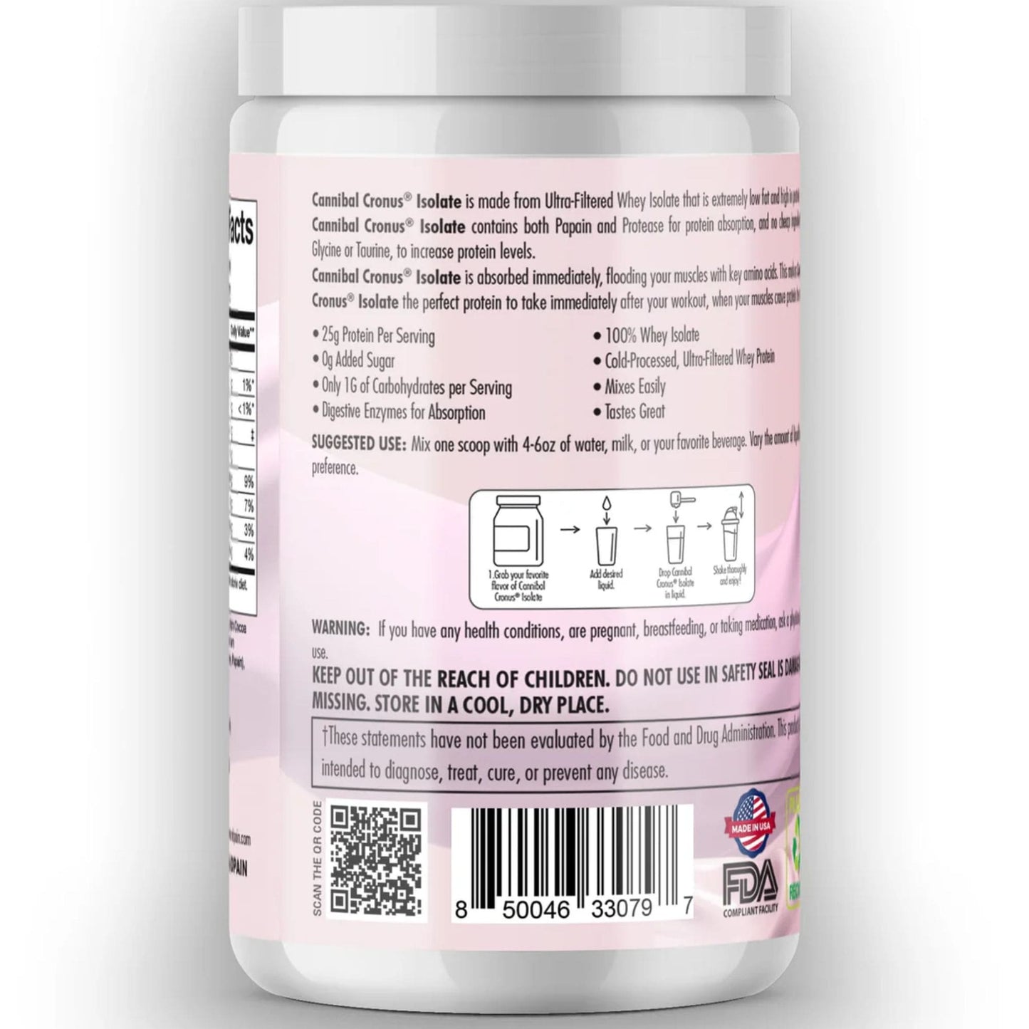 Cannibal Cronus Whey Protein Isolate by Chaos and Pain - the-fit-body-nutrition