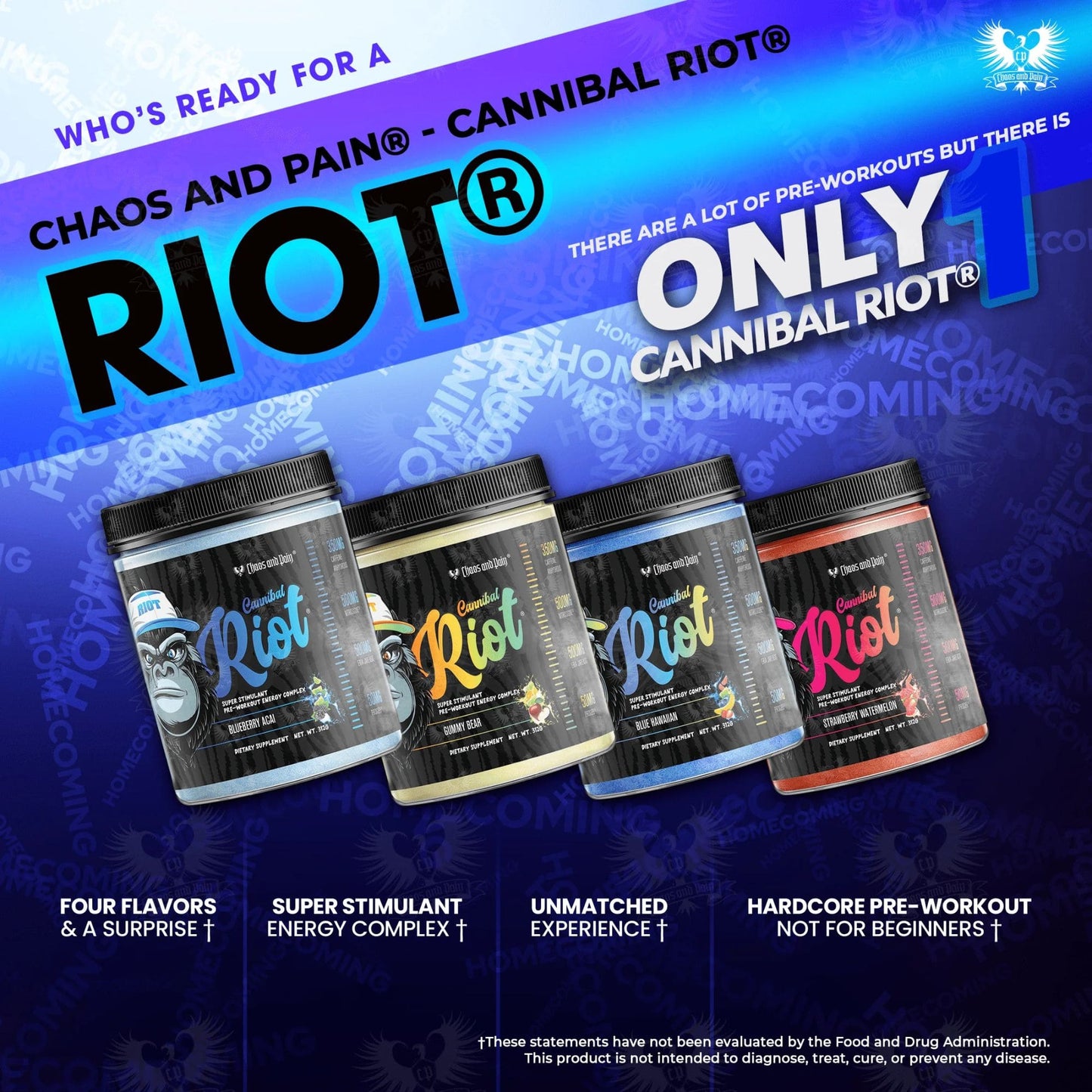 Cannibal Riot Pre-Workout by Chaos and Pain - the-fit-body-nutrition
