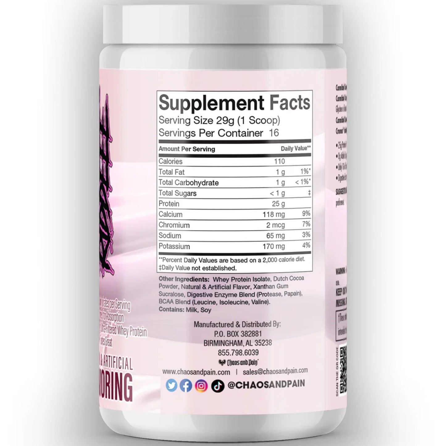 Cannibal Cronus Whey Protein Isolate by Chaos and Pain - the-fit-body-nutrition