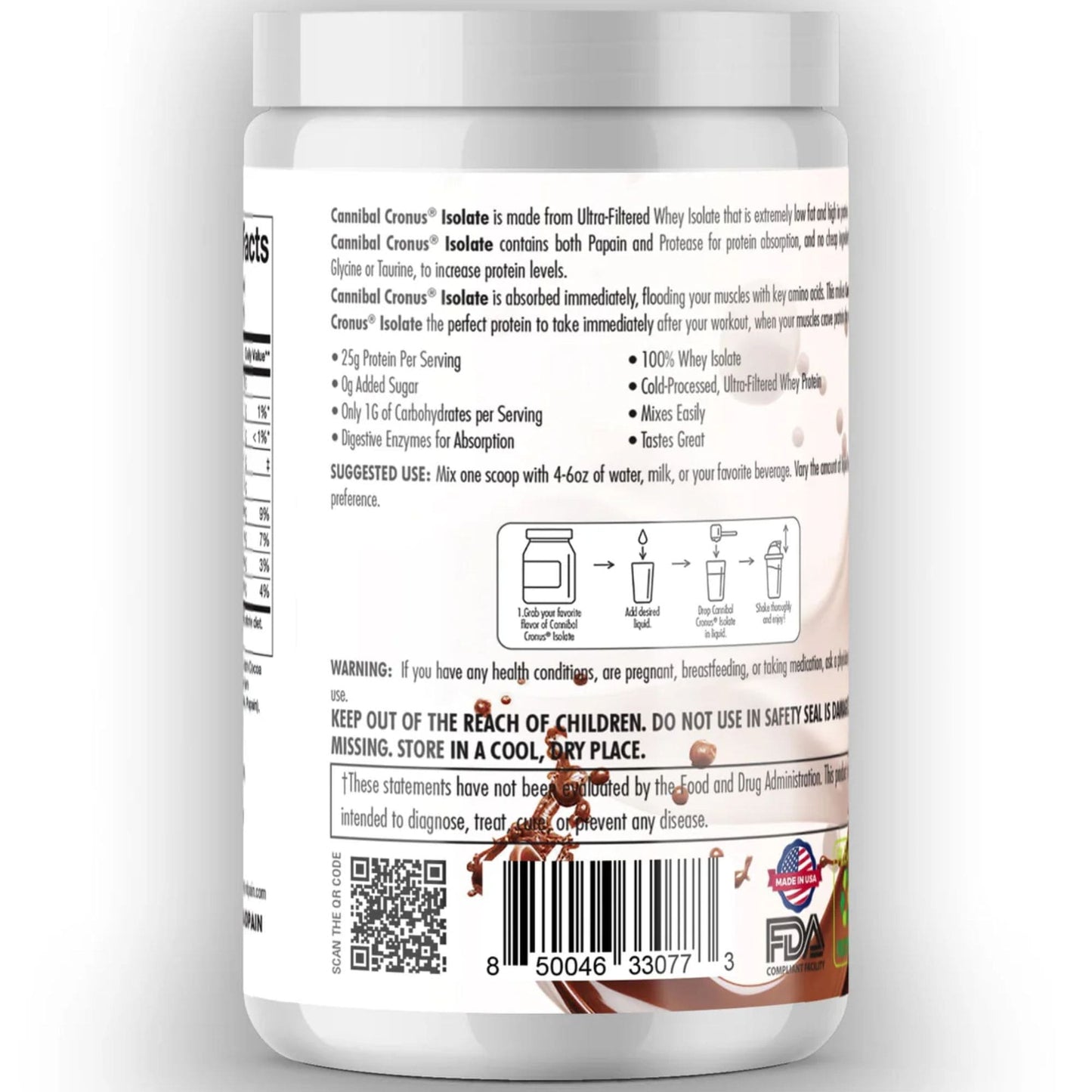 Cannibal Cronus Whey Protein Isolate by Chaos and Pain - the-fit-body-nutrition