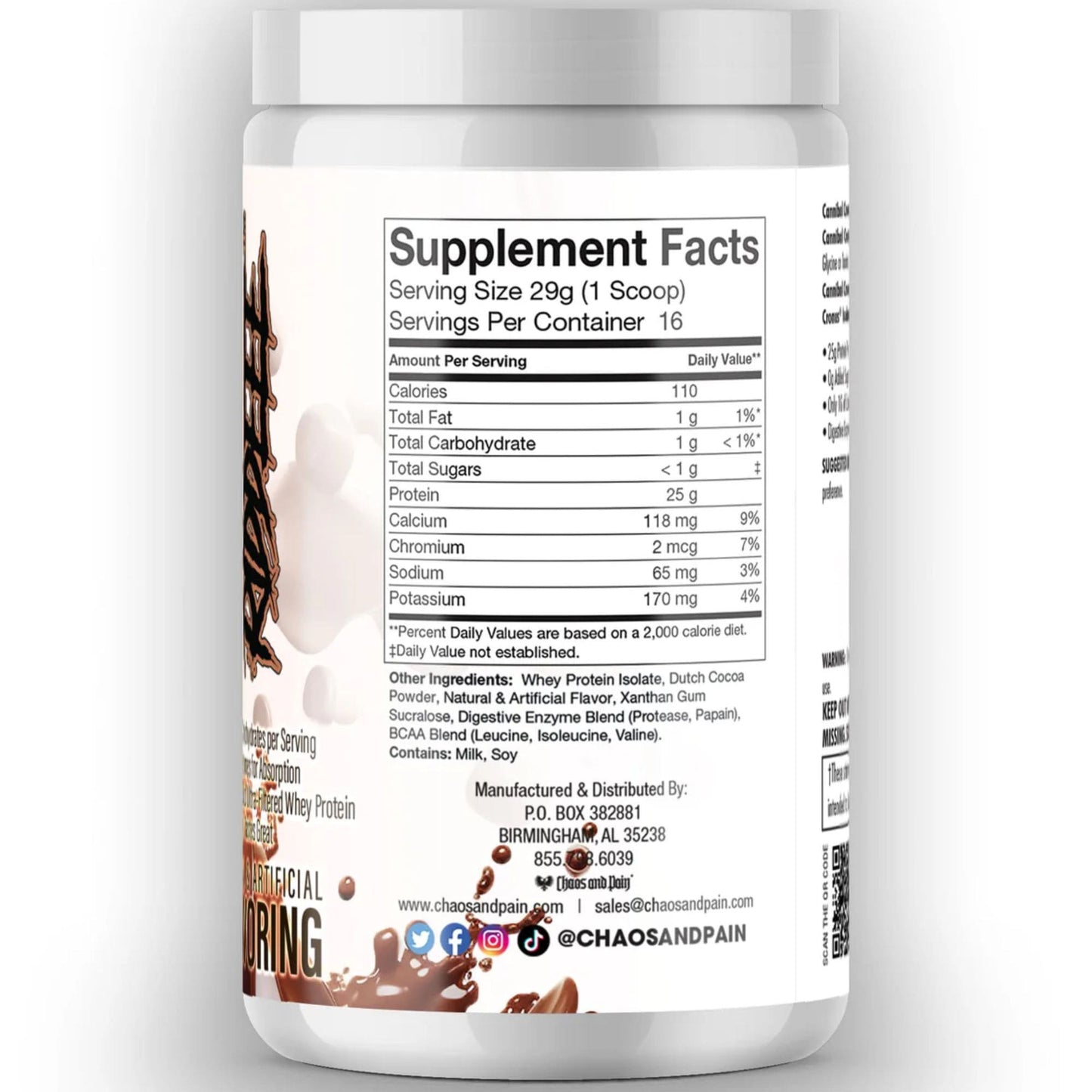 Cannibal Cronus Whey Protein Isolate by Chaos and Pain - the-fit-body-nutrition