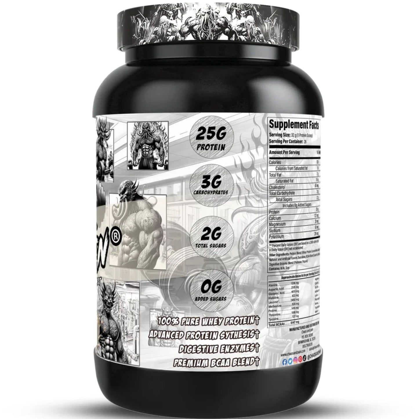 Cannibal Kraken - Whey Protein Blend by Chaos and Pain - the-fit-body-nutrition