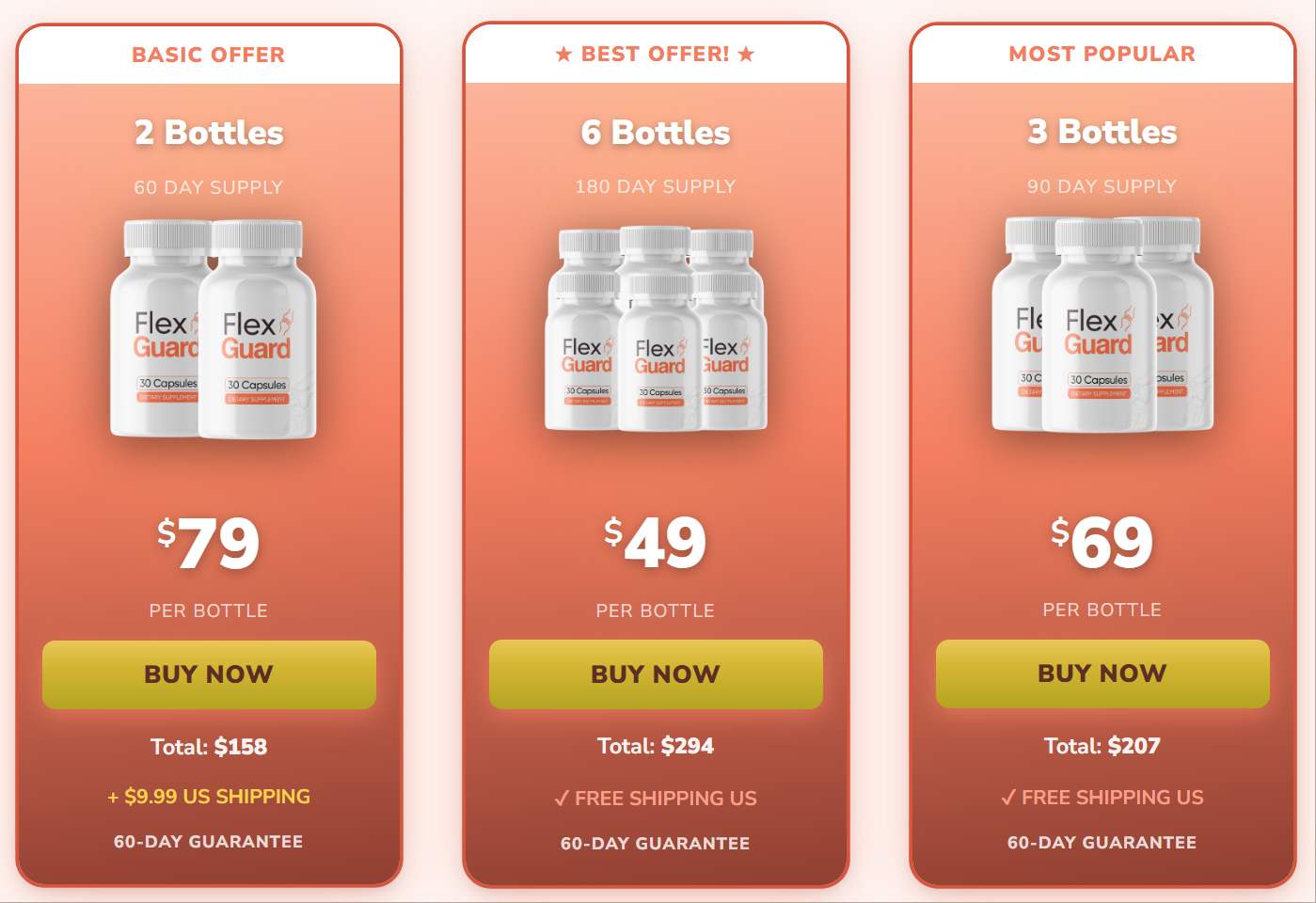 Flex Guard Pricing