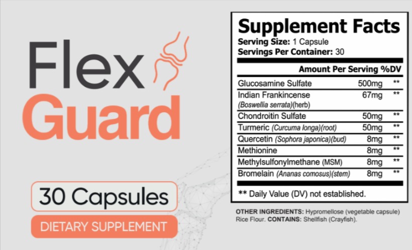 Flex Guard Supplement Facts