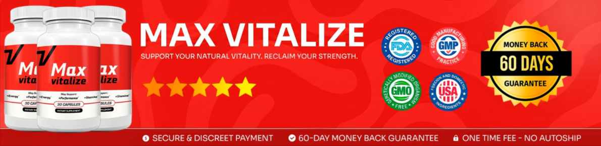Max Vitalize Certified