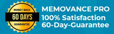 MemoVance Pro Money back Guarantee