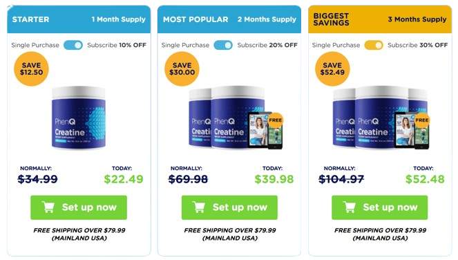 PhenQ_Creatine_Price