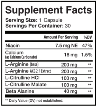 ProstaFlow Supplement Facts